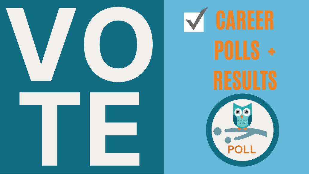 Vote career poll and statistics with Jobtrees ollie the owl logo